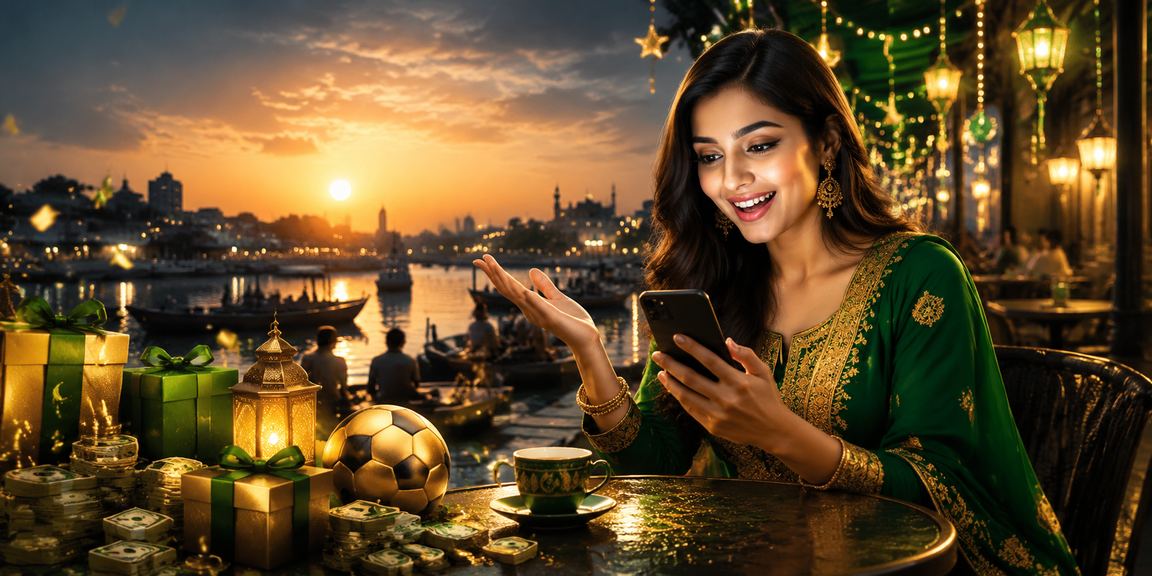A user enjoying k80 mobile casino in Bogra during the Eid festivities